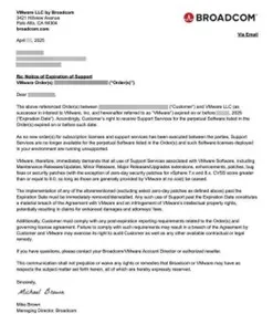 Broadcom 收购 VMware