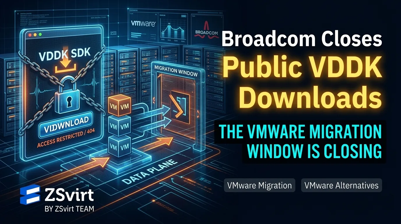 Broadcom Closed VDDK Downloads: The Migration Window Is Closing
