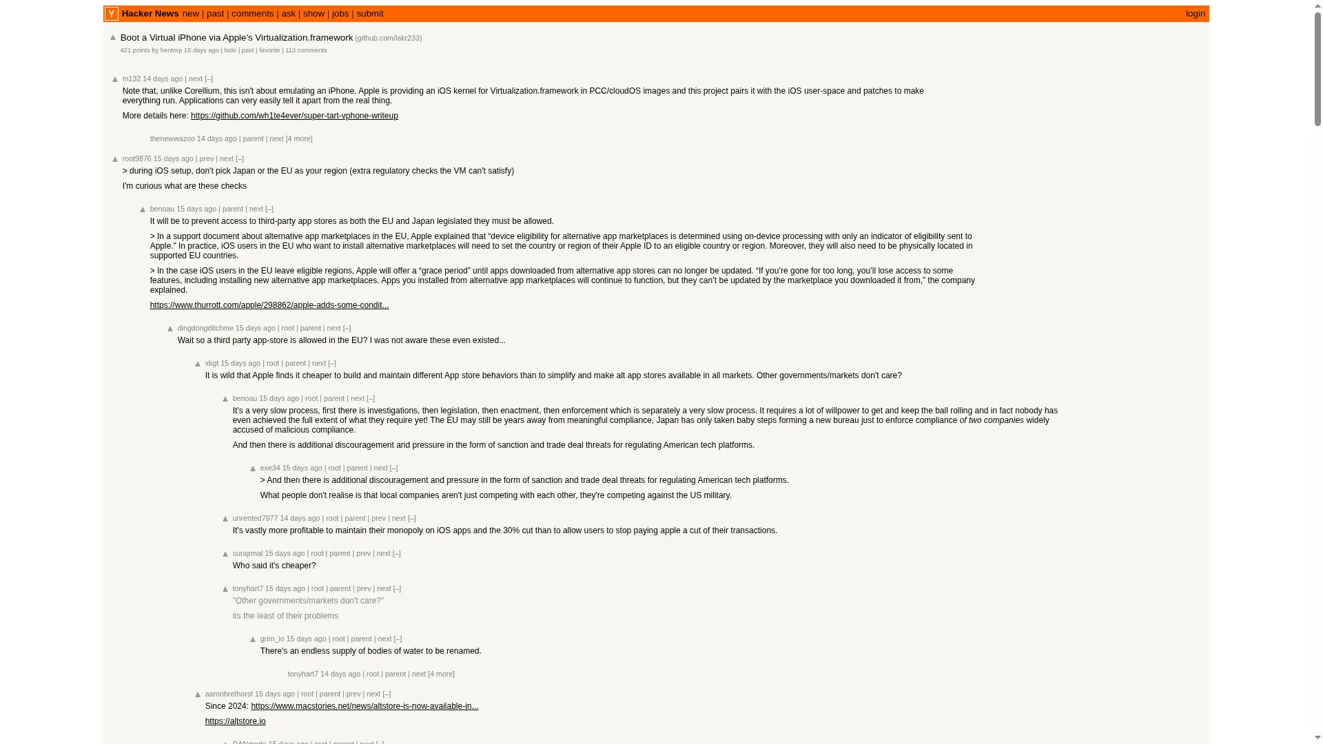 HN discussion thread