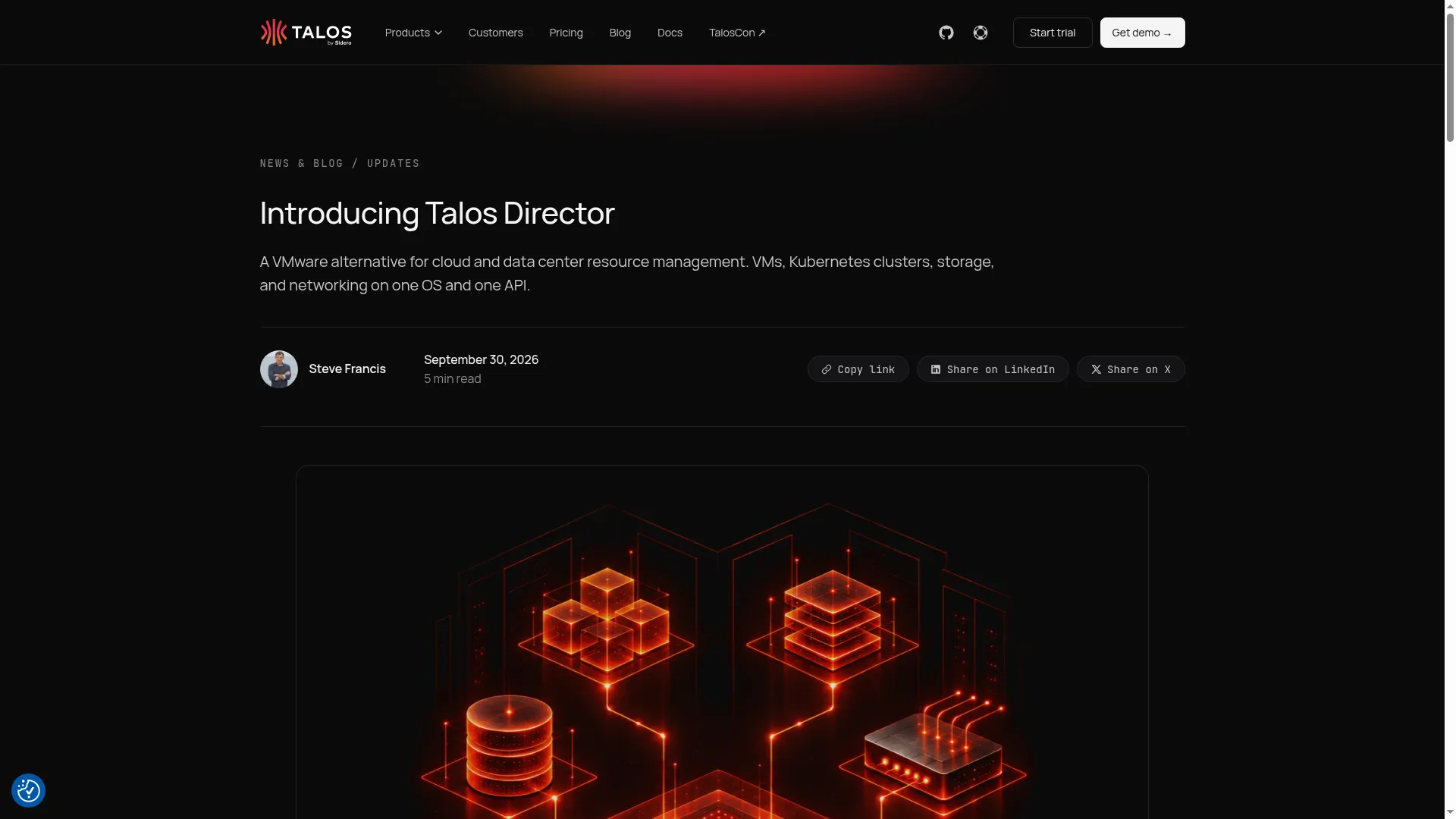 Sidero Labs announces Talos Director (2026-09-30)