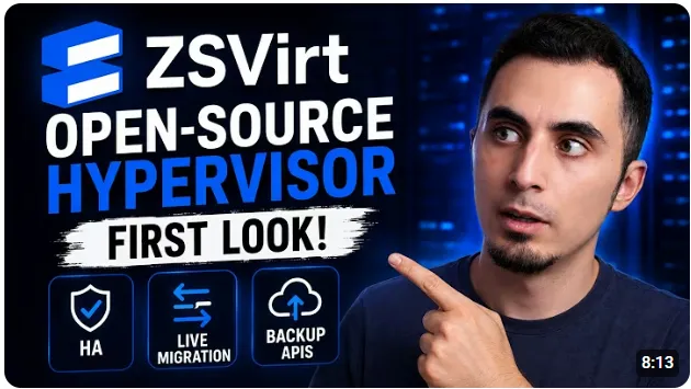 Thumbnail: Libre-Data’s ZSvirt test video