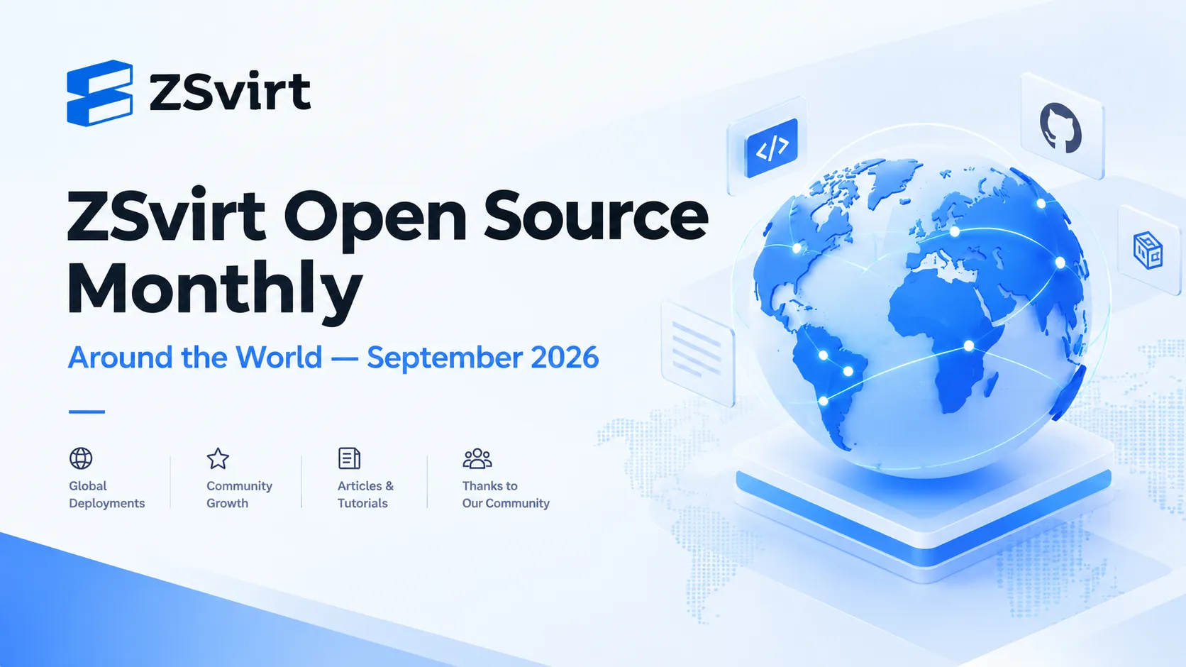 Cover of ZSvirt Open Source Monthly, Issue #1