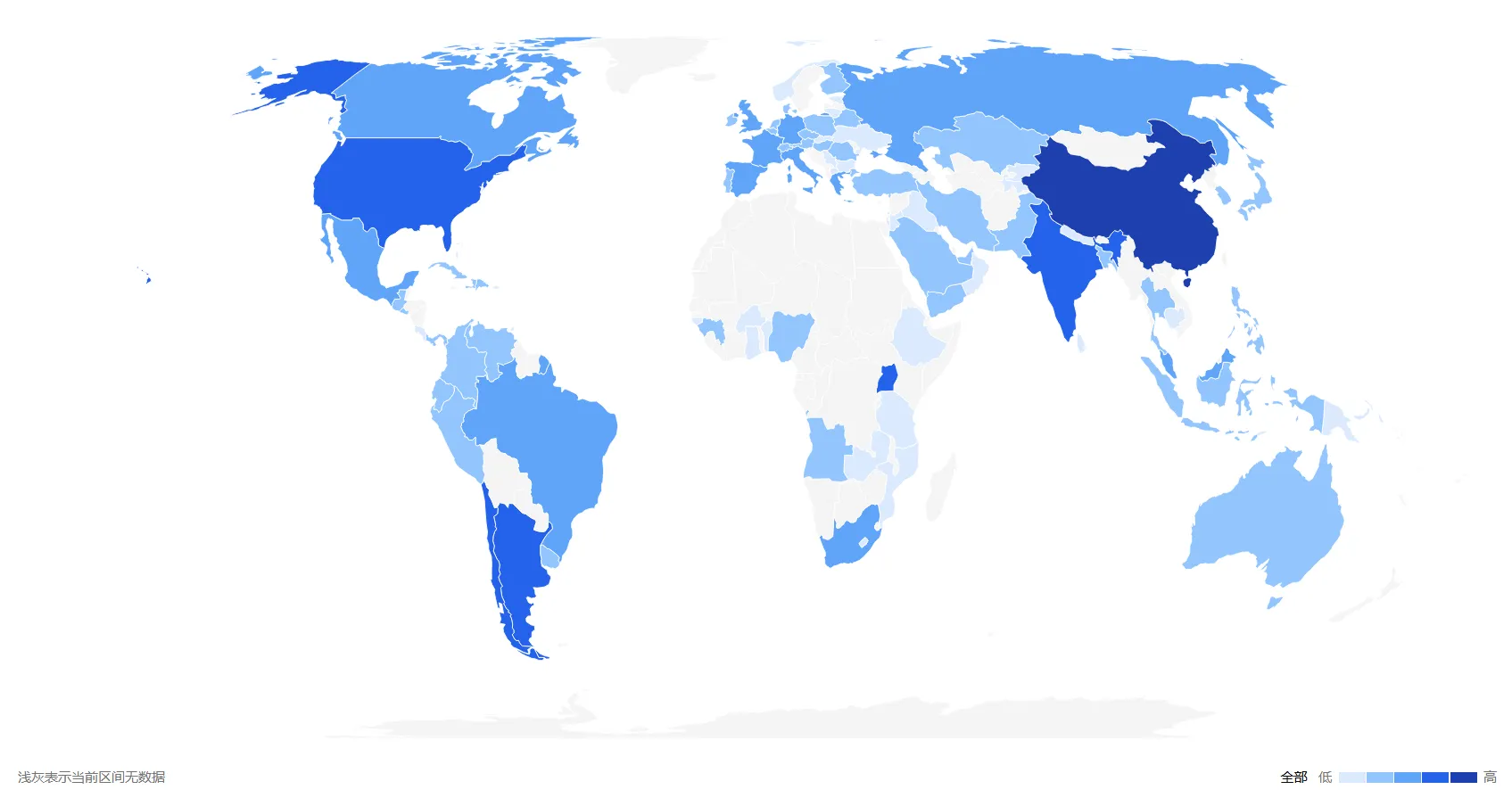 ZSvirt global download distribution map