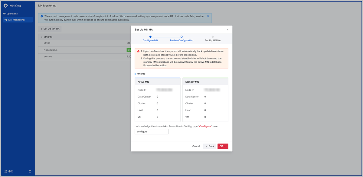 Review Configuration